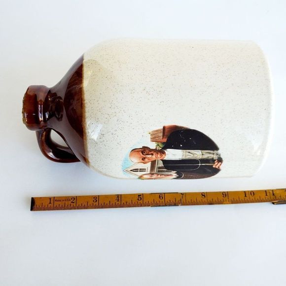 Vintage Glazed Ceramic Jug, American Gothic, McCoy - Picture 5 of 8